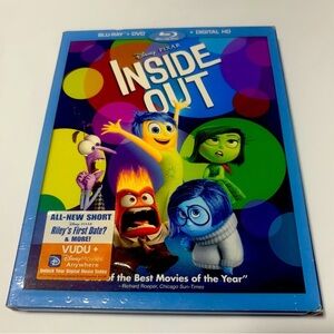 Inside Out Disney Pixar Blu-Ray, DVD, & Digital Code Combo Pack